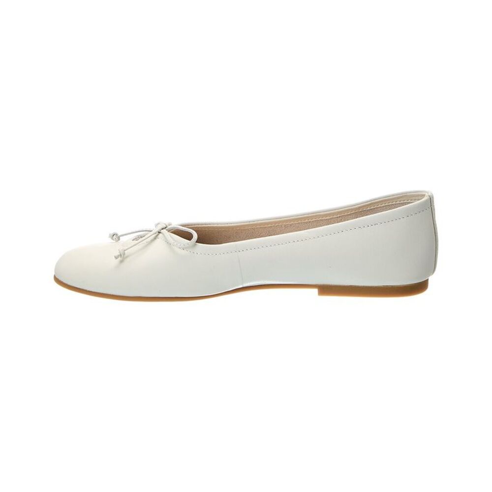 Frye Emma Leather Ballet Flat, White - Picture 2 of 5